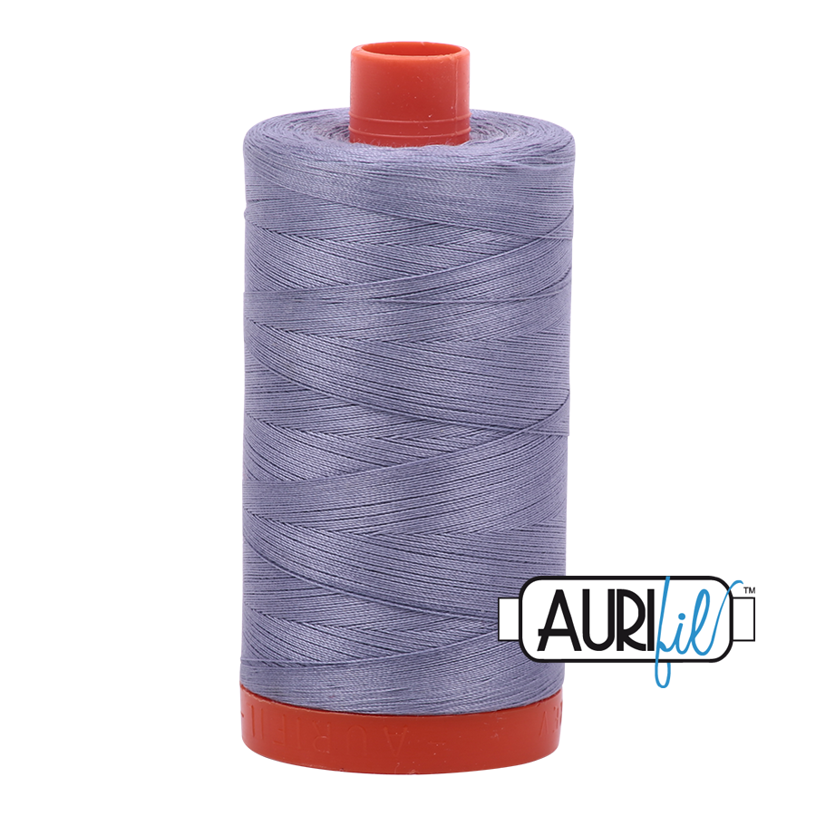Aurifil 50 wt Cotton Thread - Grey Violet 2524 - 1422 yds