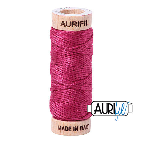 Aurifil Mako Cotton 6-Strand Floss 16 m (18 yd.) spool - 1100 Red Plum (By Special Order: Read description for full details)