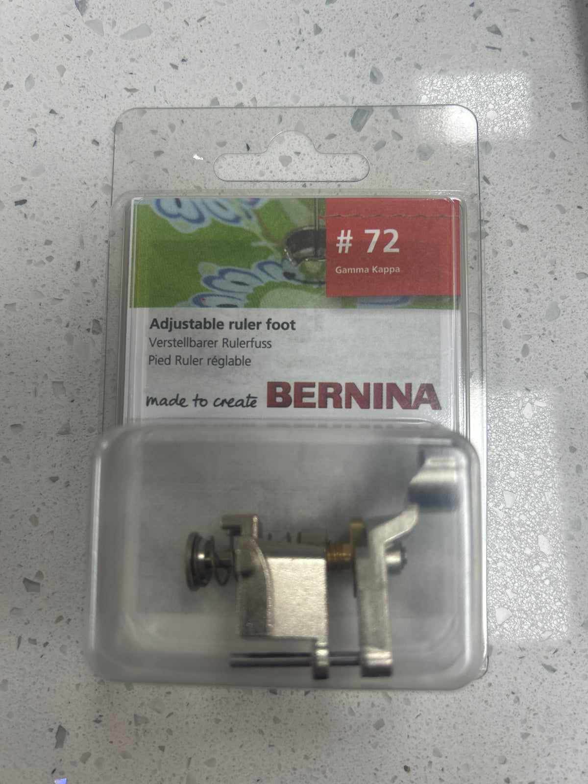 BERNINA 72 Adjustable Ruler Foot Legacy Version