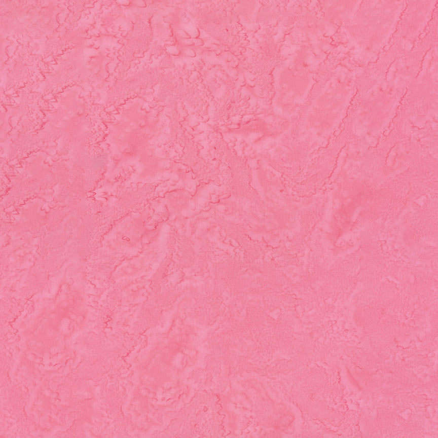Expressions Batiks Hand-Dyes: PINK LEMONADE Fabric (1/2 yd)