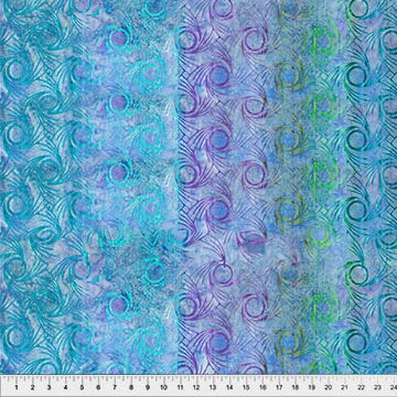 Banyan Batiks Whirlpool Night Reflection Cotton Fabric - 83202-490