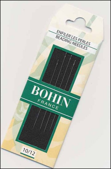 Beading Needles Sizes 10 & 12 Long by Bohin France