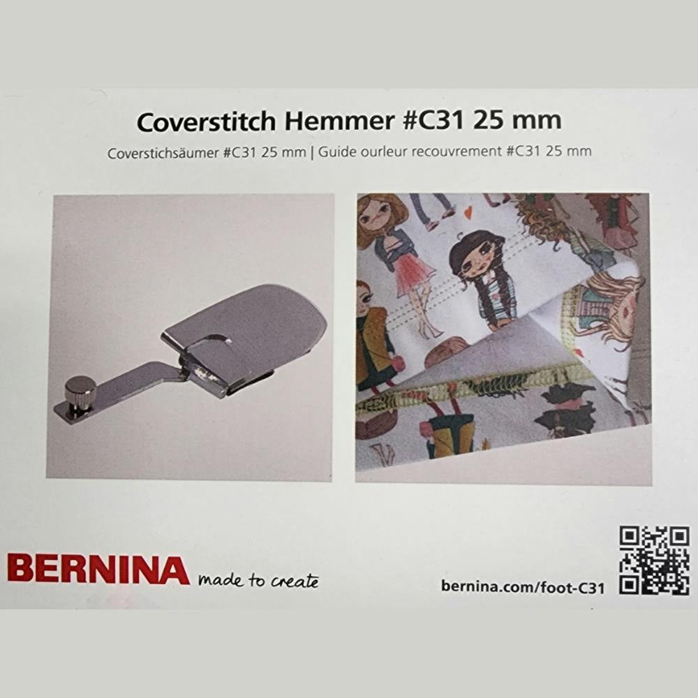 Bernina Coverstitch Hemmer Foot C31 - 25mm