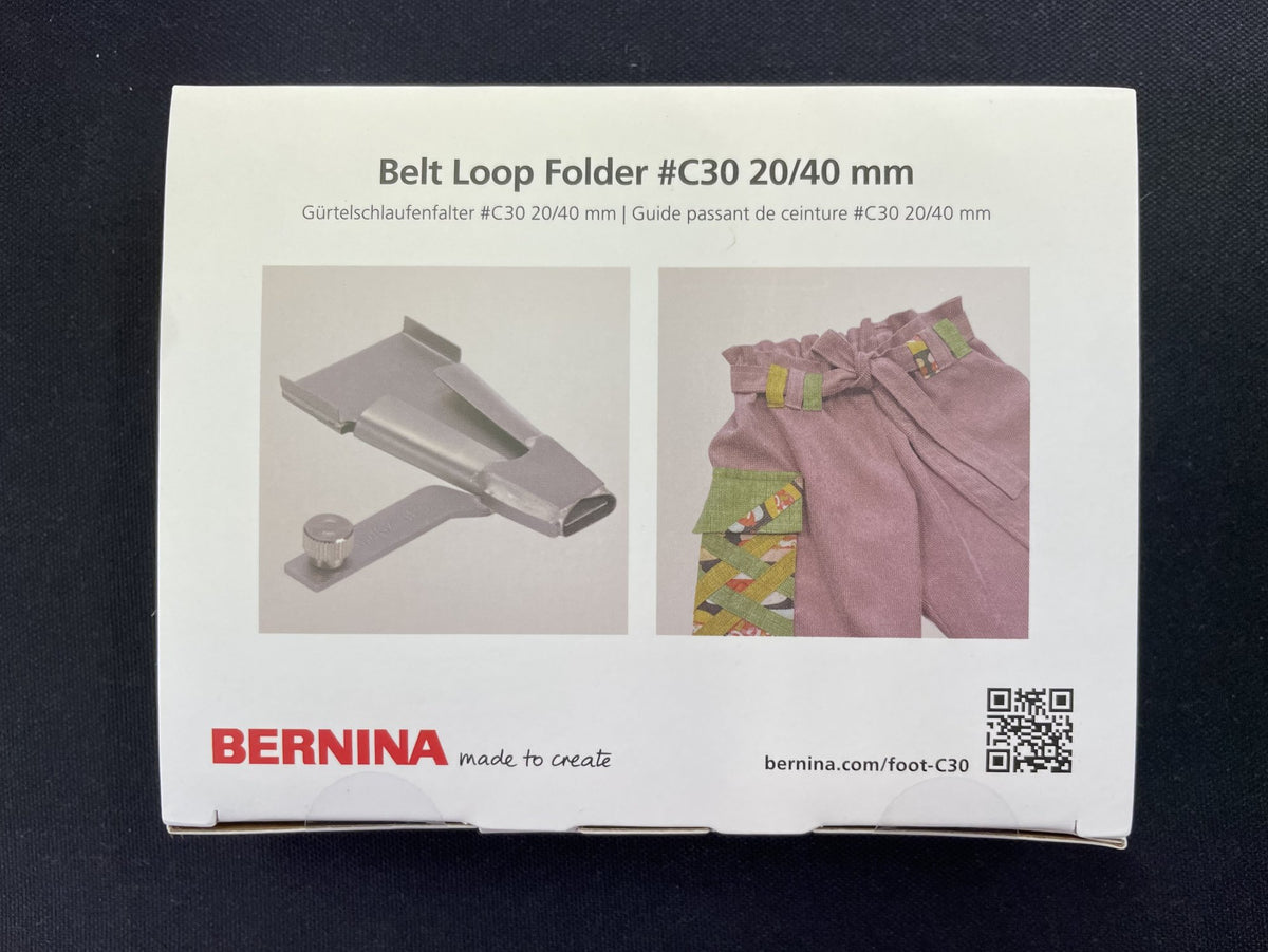Bernina Belt Loop Folder C30 20/40mm
