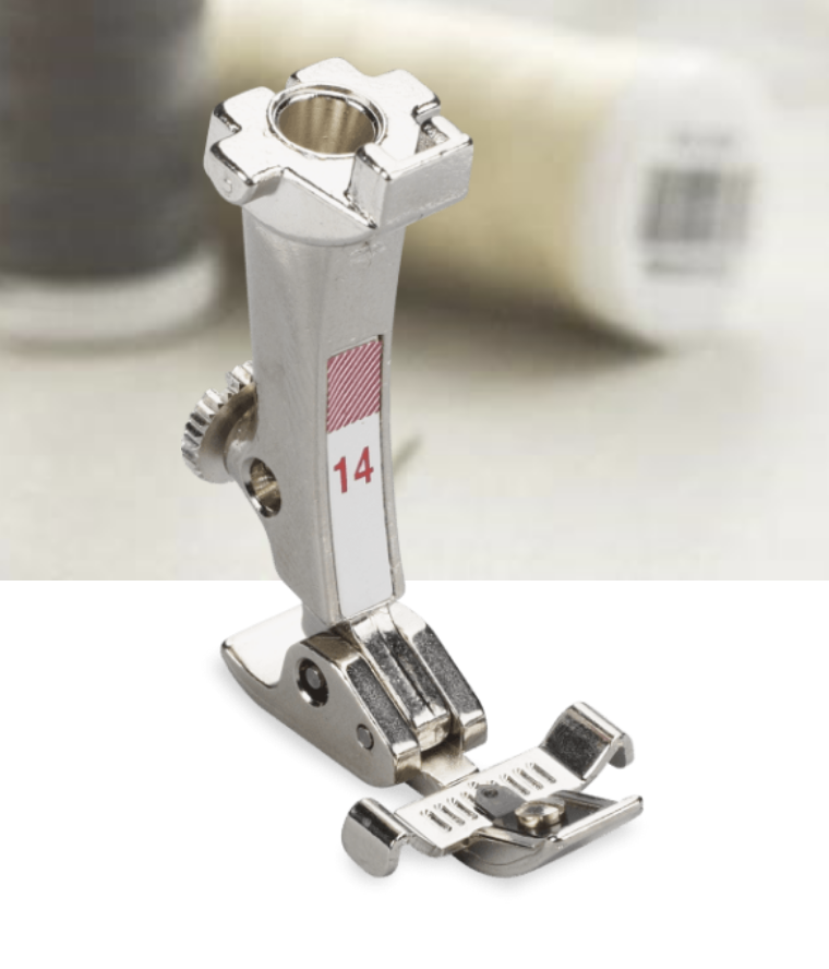 BERNINA 14 Pin Special Zipper Presser Foot with Guide (Old Style)