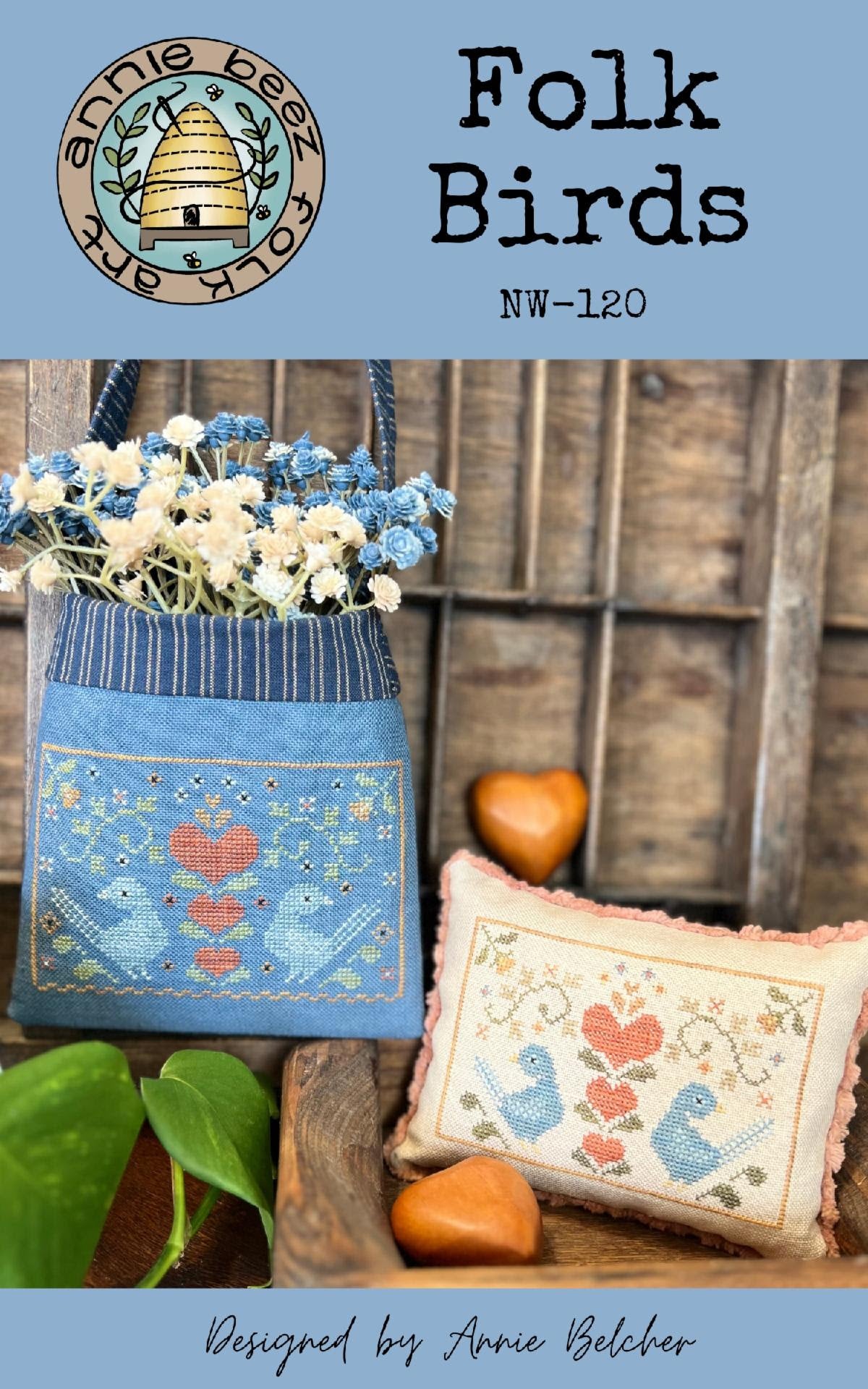Folk Birds- Annie Beez Folk Art