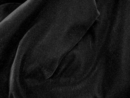 Wholesale Triple Velvet Fabric - Black - 30 yards