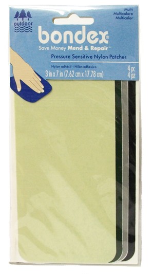 Bondex- Pressure Sensitive Nylon Multi Color Pack - Beige, Dark Green, Grey and Black