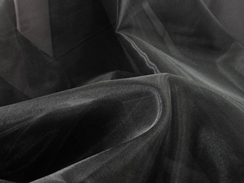 Wholesale Bridal Organza 60" - Black - 15 yards