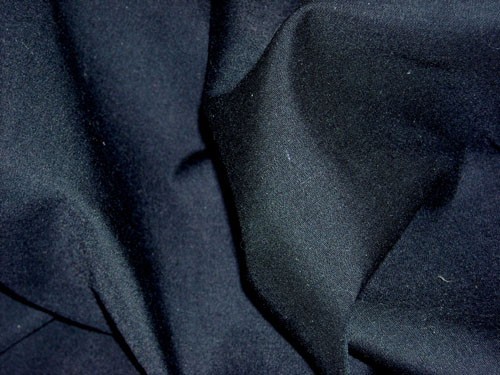 Broadcloth Fabric - Polyester-Cotton Blend - Black