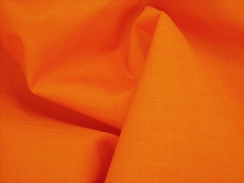 Broadcloth Fabric - Polyester-Cotton Blend - Orange