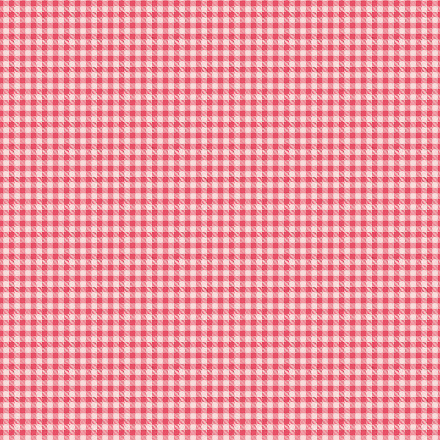 Sew In Love: GINGHAM PINK Fabric (1/2 yd)