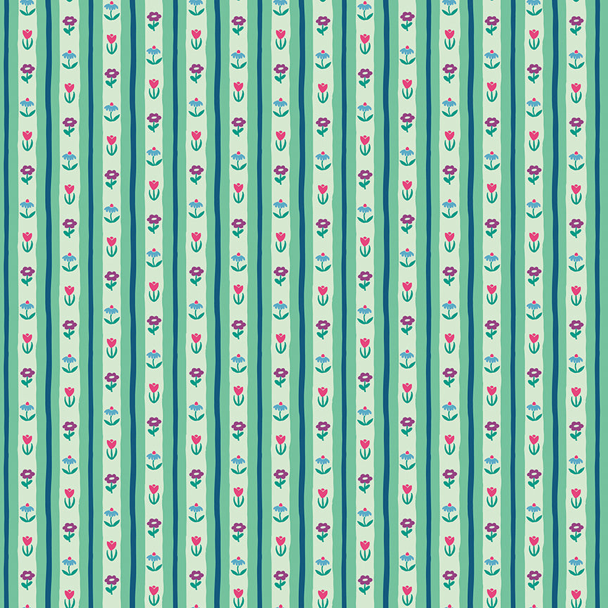 The Genesis of a Journey: BAVARIAN MINT Fabric (1/2 yd)
