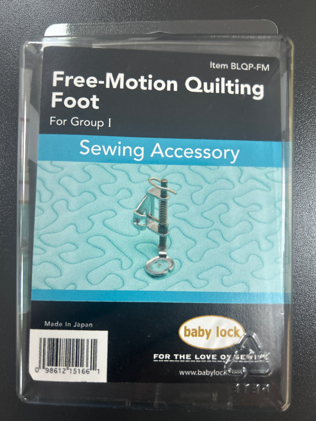 Baby Lock Free Motion Quilting Foot BLQP-FM