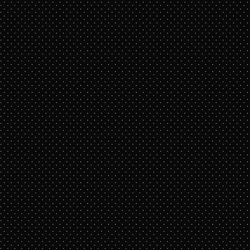 American Jane Pindots: BLACK Fabric (1/2 yd)