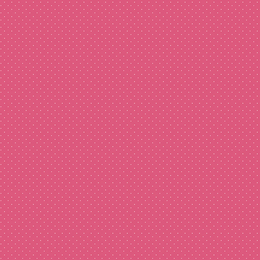 American Jane Pindots: RASPBERRY Fabric (1/2 yd)
