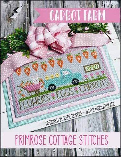 Carrot Farm Cross Stitch Pattern by Primrose Cottage Stitches