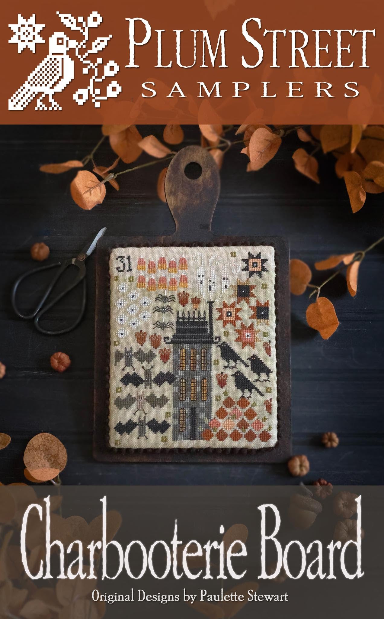 Charbooterie Board Plum Street Samplers Cross Stitch Pattern