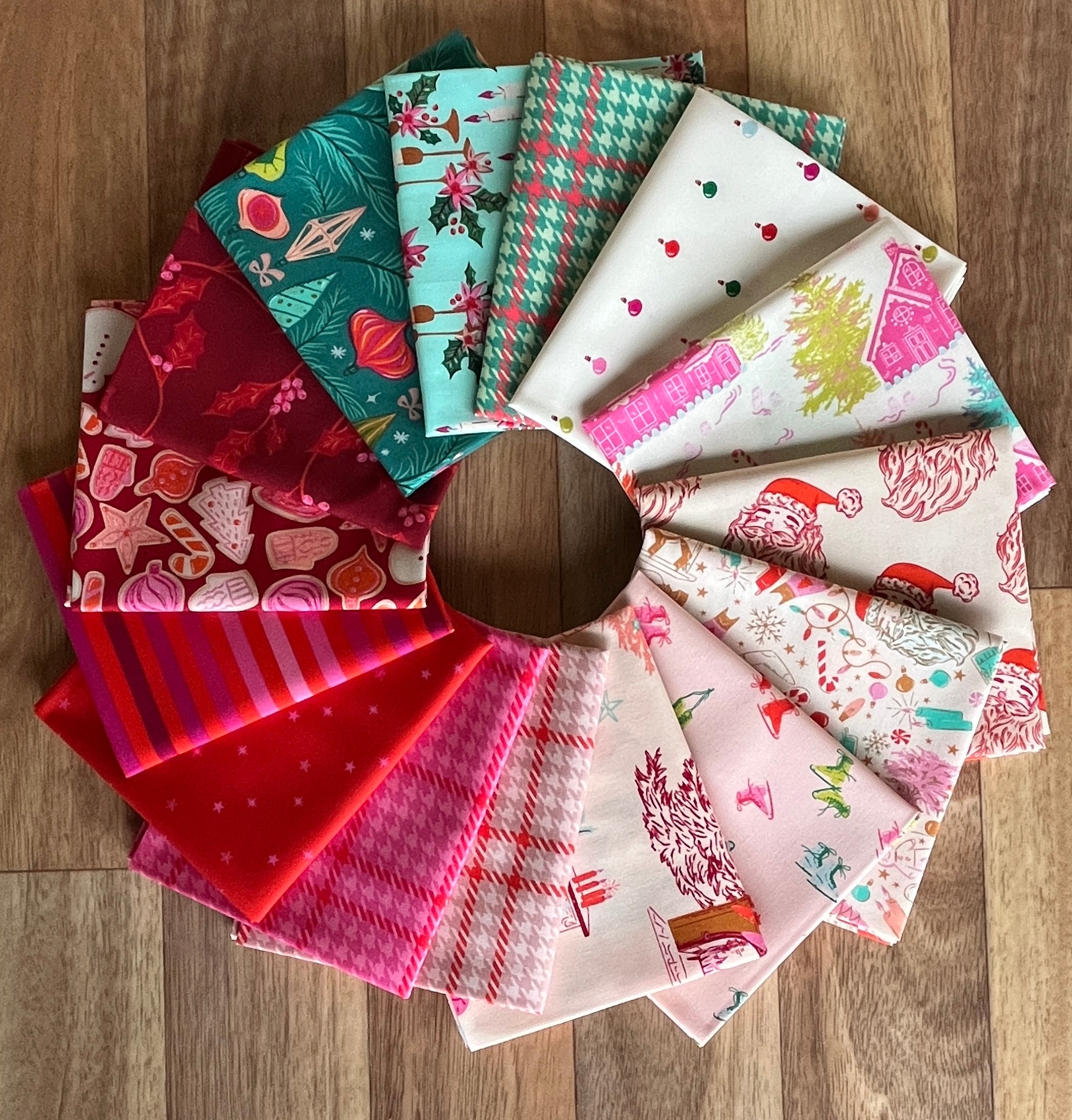 Christmas in Color Fat Quarter Bundle by Art Gallery Fabrics