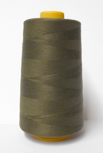 Wholesale Serger Cone Thread - Drab Olive 890-50 spools per case - 4000yds per spool