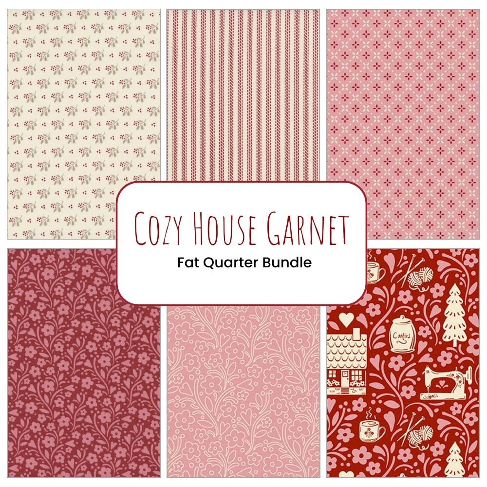 Cozy House Garnet Fat Quarter Bundle