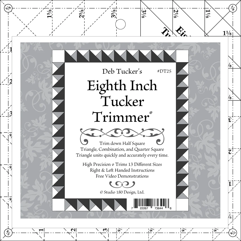 Studio 180 Design 1/8" Tucker Trimmer Ruler DT25