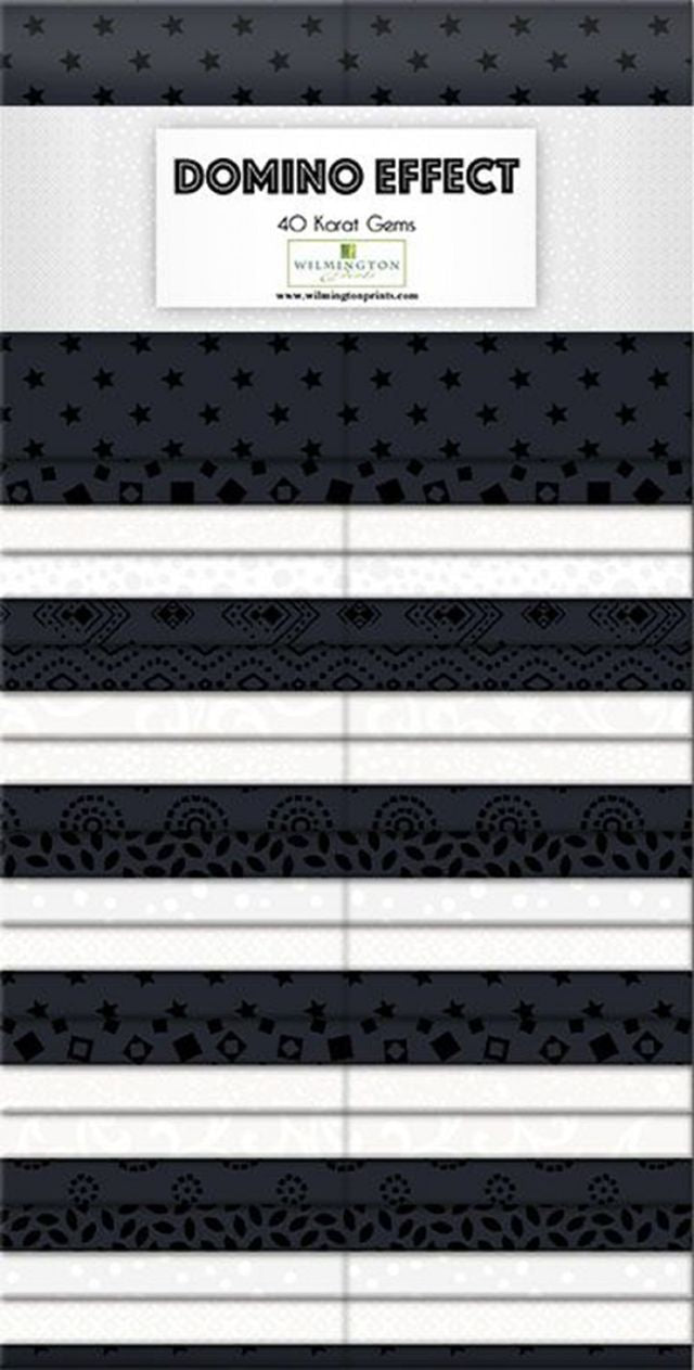 Domino Effect 2.5" Karat Gems 40pcs Wilmington Prints Cotton Precut Fabric WP-Q842-93-842