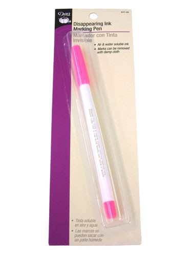 Dritz Disappearing Ink Pen- Pink