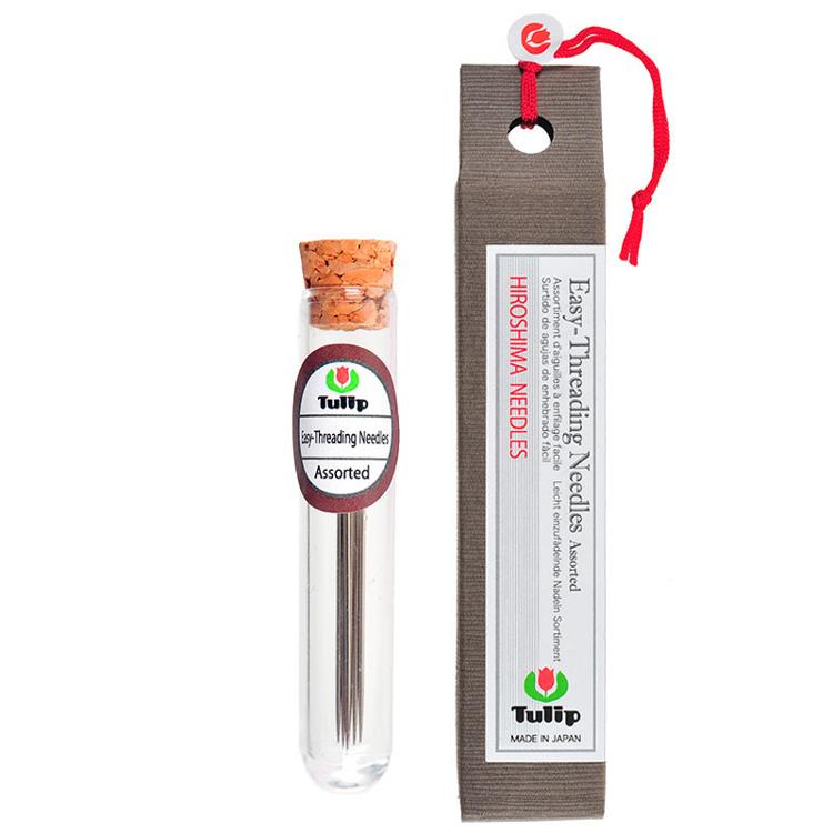 Easy Threading Needles (package contains 2 needles each of 3 different sizes) Hiroshima Tulip Needles THN-058E