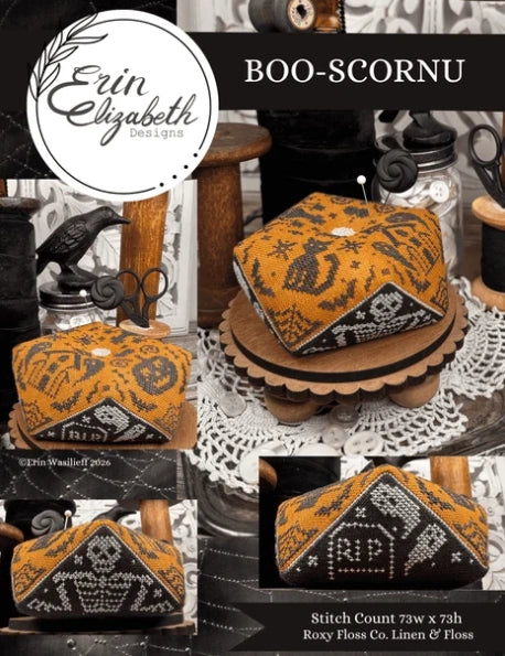 Erin Elizabeth - BOO-SCORNU Cross Stitch Pattern
