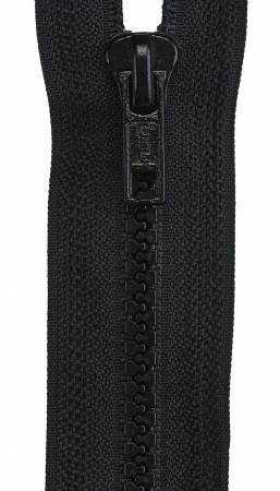 Sport Polyester 1-Way Separating Zipper 30in Black # F4330-002