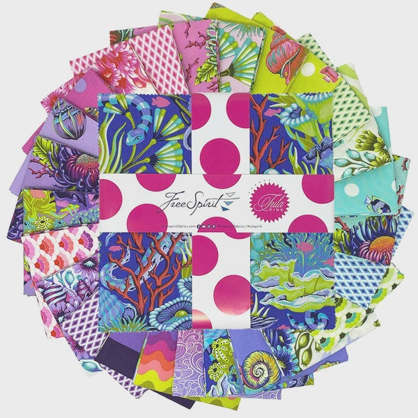Floral Reef Layer Cake - Tula Pink for FreeSpirit Fabrics