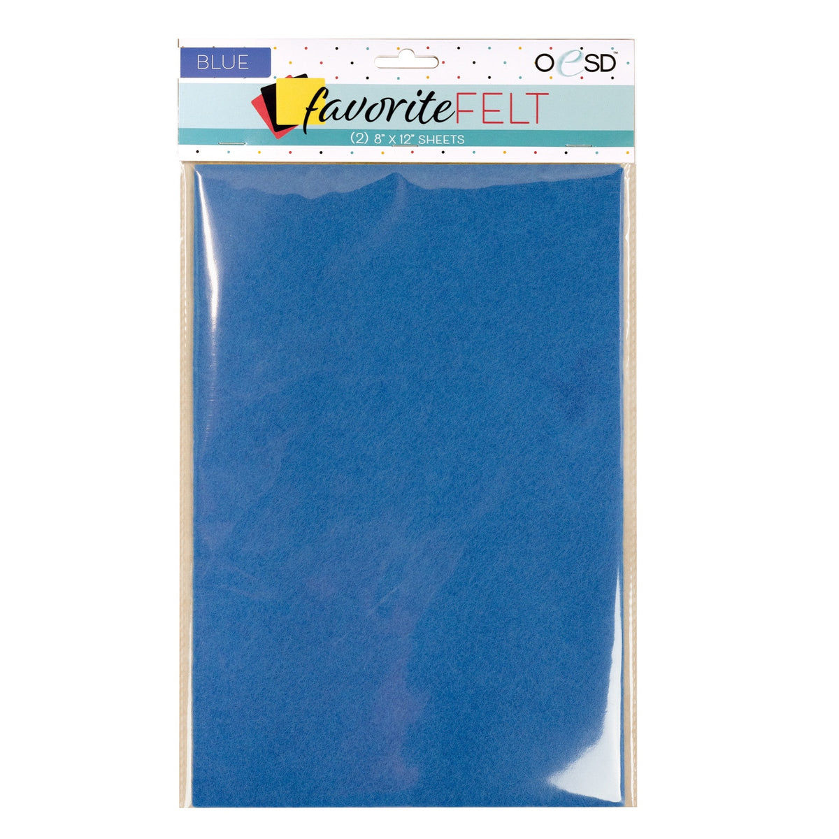OESD Favorite Felt 8"x12" Blue 2/pk