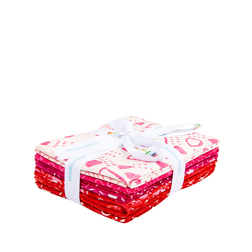 Expressions Batiks LOVE PUNCH Fat Quarter Bundle Precuts