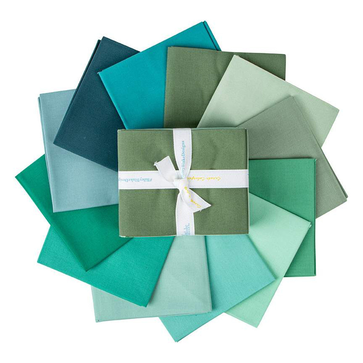 12-Piece Fat Quarter Bundle- Confetti Cottons Mint SKU FQ-MIN120-12