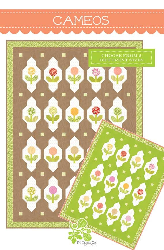 Cameos Quilt Pattern by Fig Tree & Co.