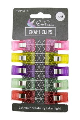 Fabric Clips 10 pc. 3.5 x 1.8 cm