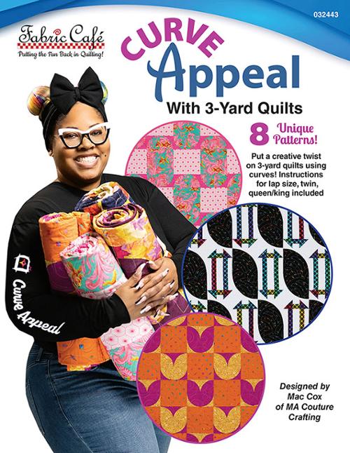 Fabric Cafe Curve Appeal with 3 Yard Quilts Quilting Book FC-032443