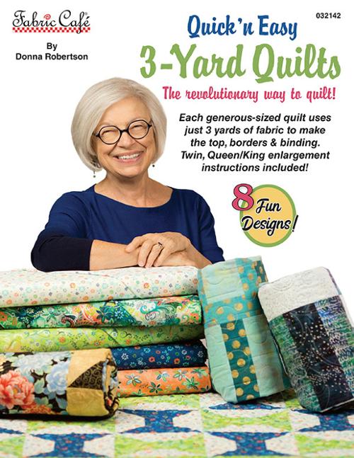 Fabric Cafe Quick'n Easy 3 Yard Quilts Quilting Book FC-032142
