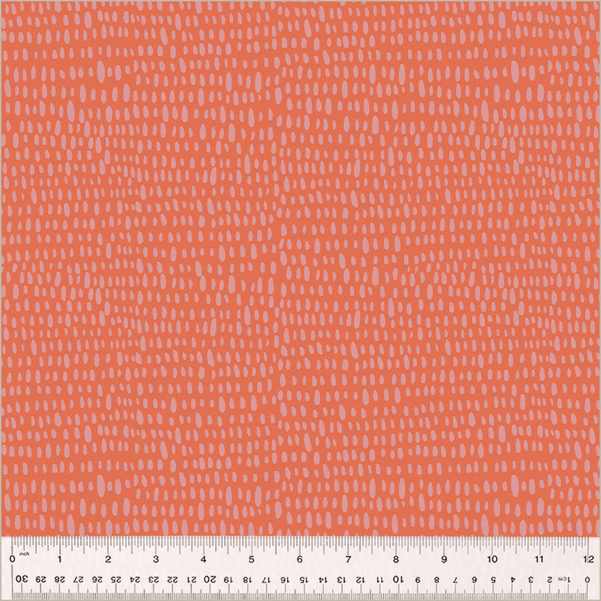 Fabric Windham Coral Moonlit Rainfall by the Quarter Yard 54287-6