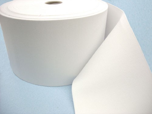CASE PACK - Wholesale Flat Knitted CorsetElastic 217 - White 6"200 yards