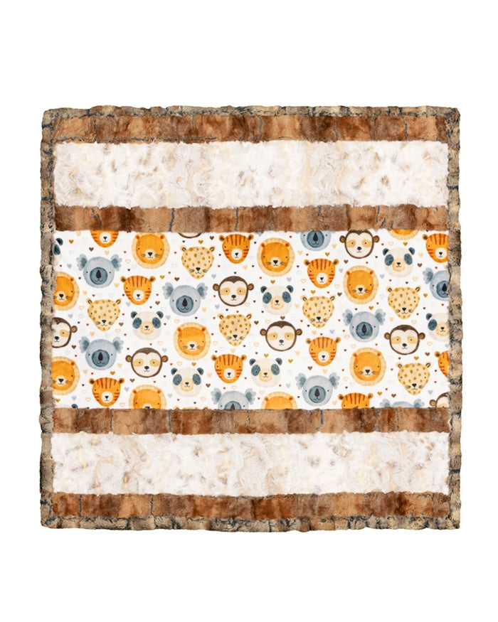 Furever Friends Wee One Cuddle Kit 27"x27" Shannon Fabrics Polyester SF-ckweeonesfureverfriends