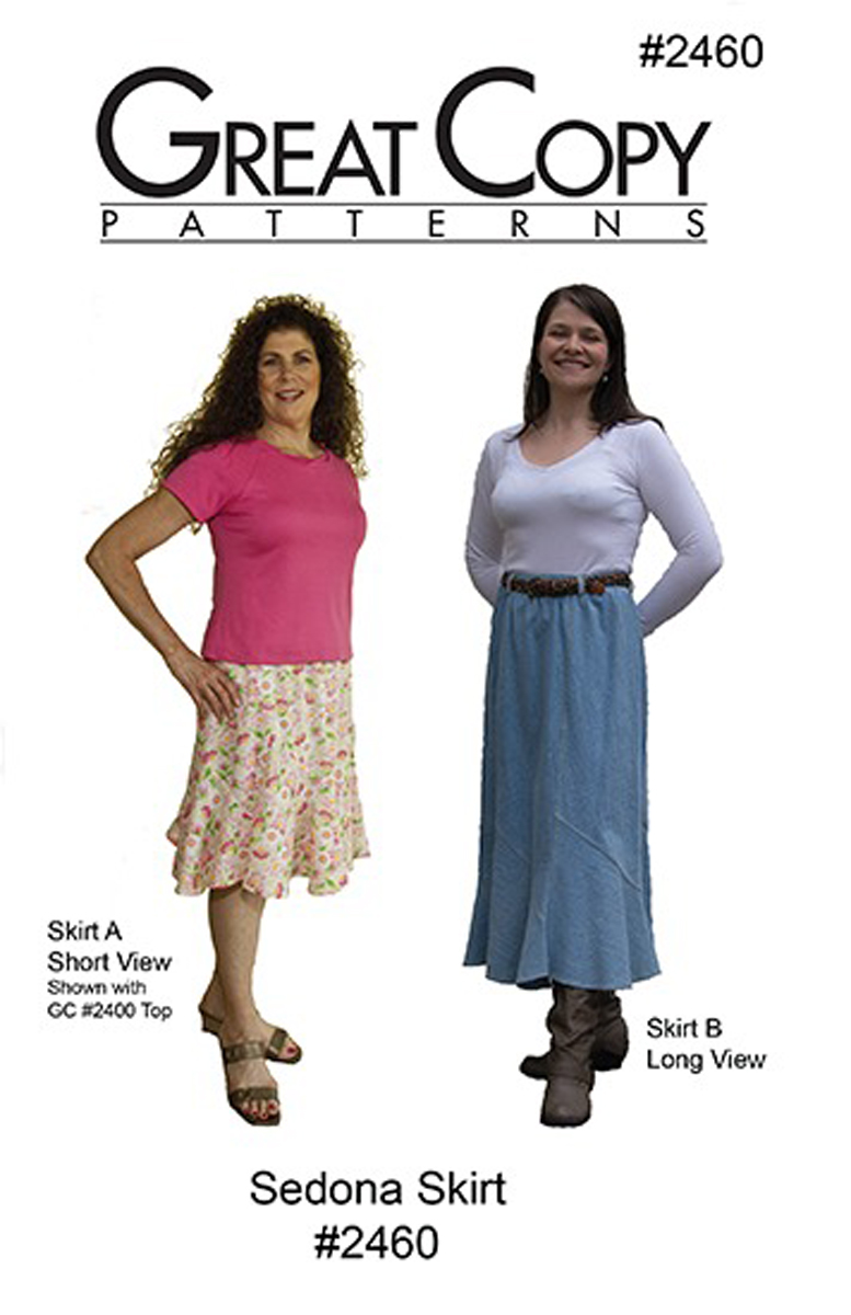 Great Copy #2460 Sedona Skirt Sewing Pattern