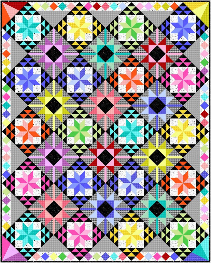 GRAND FINALE Quilt Kit by Charisma Horton