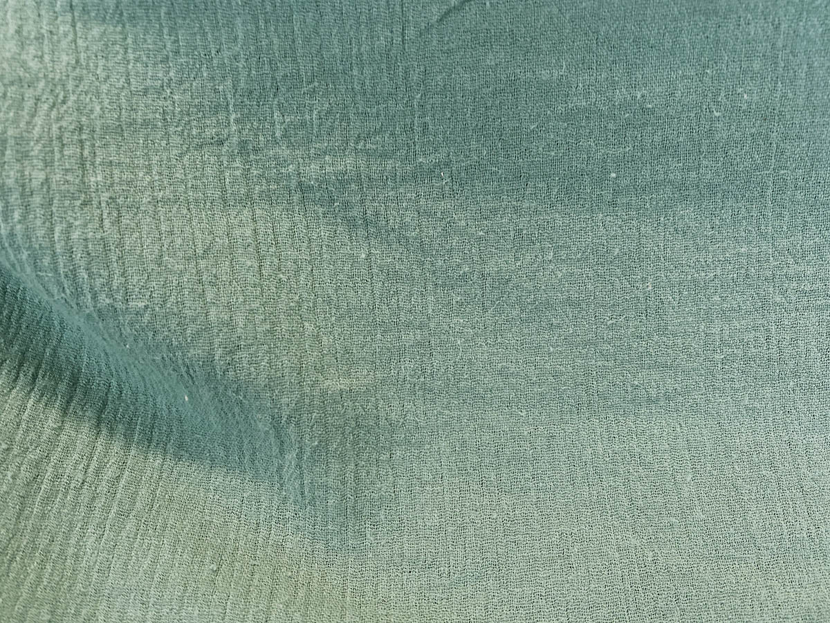 Cotton Gauze Fabric - Lagoon Green 772