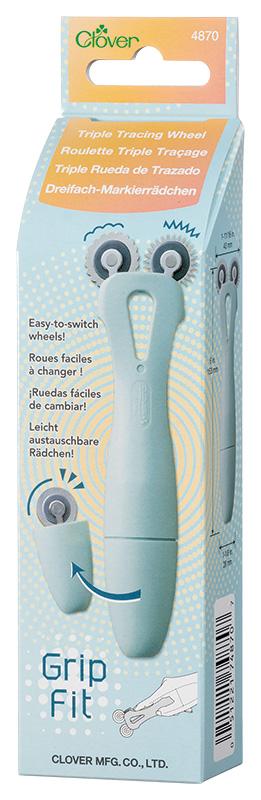 Grip Fit Triple Tracing Wheel Clover Needlecraft CN-4870