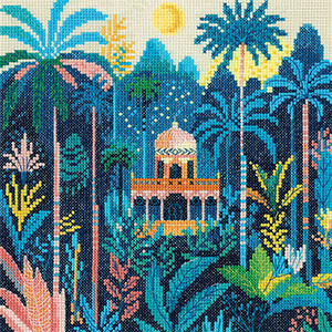 India Dreams (14 Count) #1763 - Cross Stitch Kit (8"x8")
