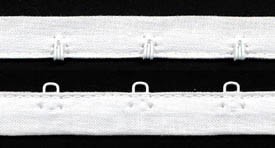 Wholesale Hook & Eye Tape #1401X - White Enamel, 18 yards