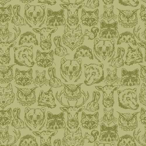 Happy Camper Wildlife Buddies Yardage by Maureen Cracknell for Art Gallery Fabrics