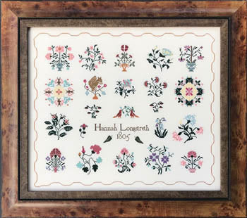 Hannah Longstreth 1805 by Queenstown Sampler Designs